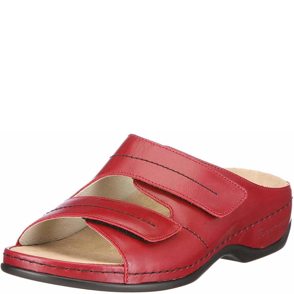 NEW BERKEMANN WOMEN'S CLOGS & MULES, ROT WEINROT 277, 9